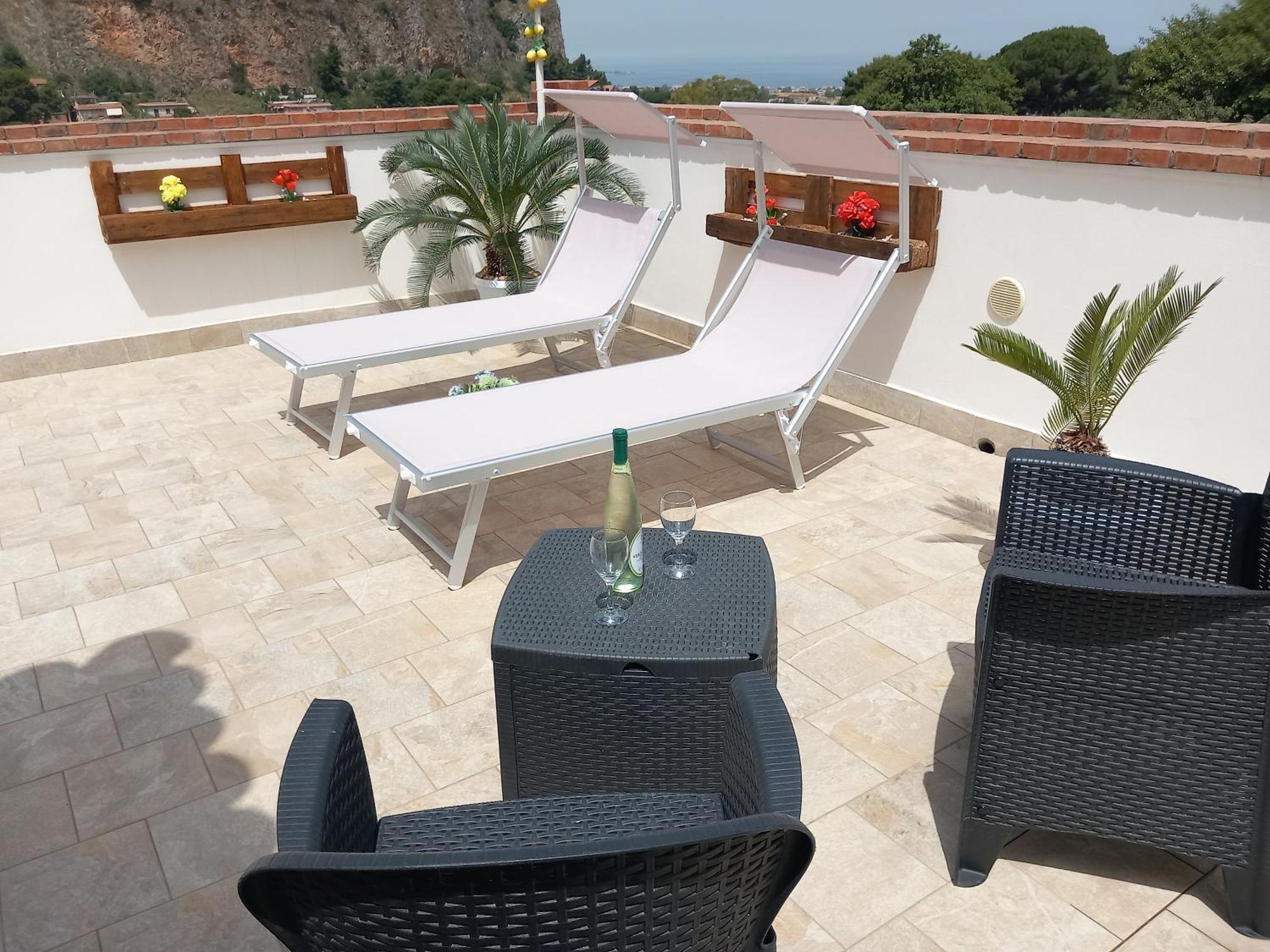 Il Tramonto Apartment Capaci Luaran gambar